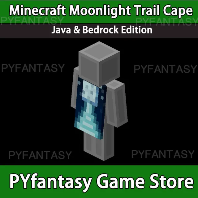 Minecraft Java &amp; Bedrock Edition- Moonlight Trail Cape