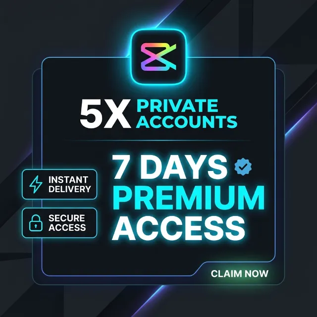 5x CapCut Pro | Частные аккаунты | 7 дней премиум-доступ | Мгновенная доставка