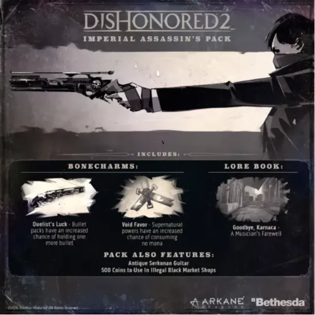 🔑Dishonored 2 - Imperial Assassin's (Assassins DLC)(Steam Ключ РФ+Мир)