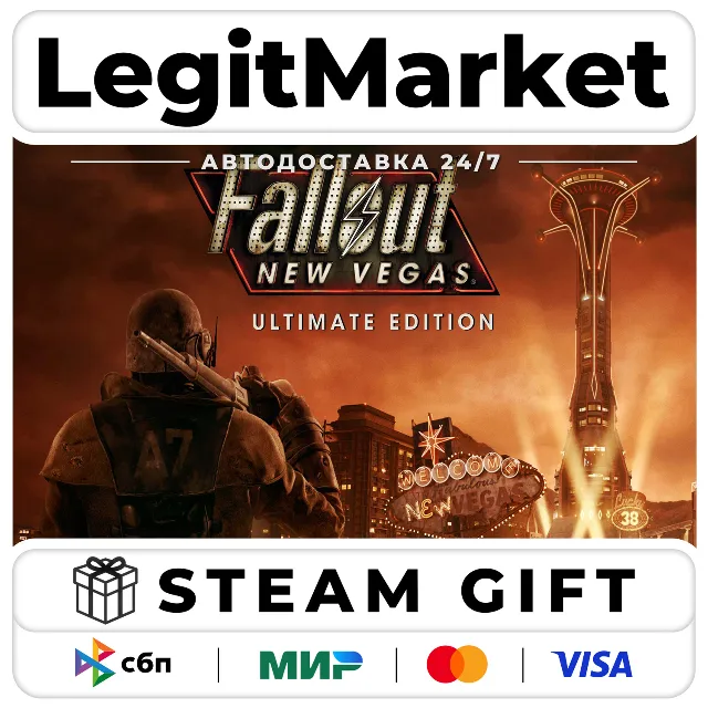 Fallout: New Vegas Ultimate PCR / Steam АВТО / РУ + МИР
