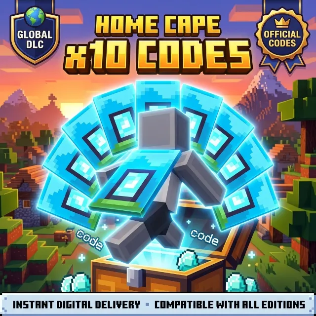 Home Cape x10 | Minecraft PC GLOBAL DLC | Официальные Коды | Мгновенная Доставка