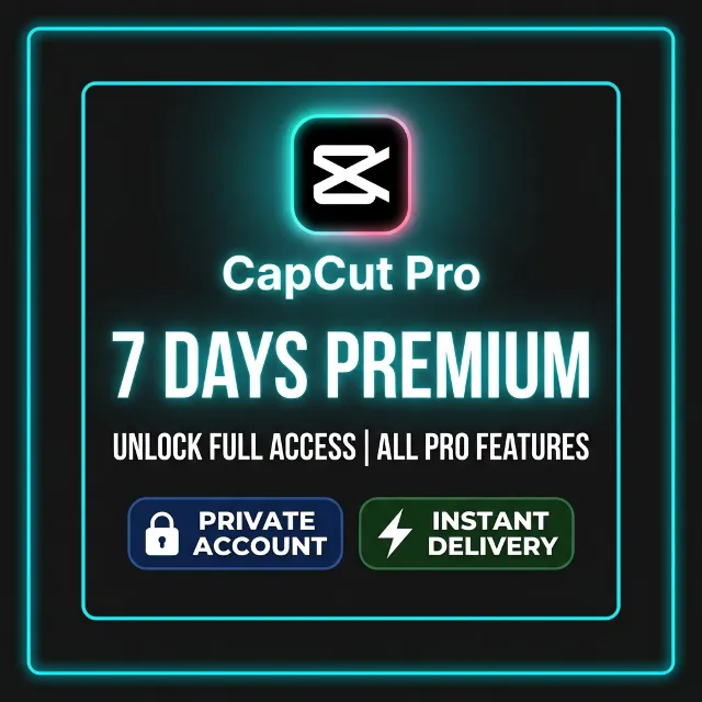 CapCut Pro | 7 дней 📅 | Официальная премиум подписка ✨ | Приватный аккаунт