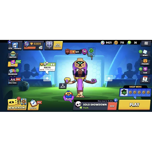 [2in1] BS - CR | 32335 TROPHIES | 86 BRAWLERS | 12 Legendary | 204 Skins