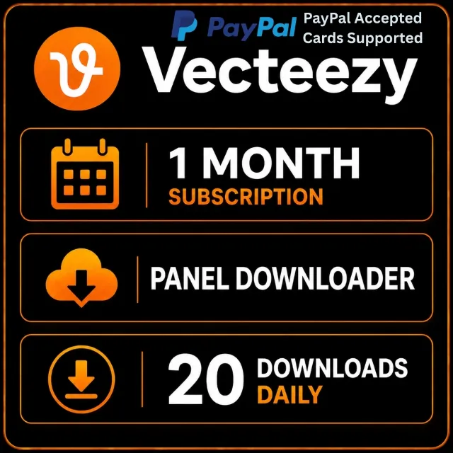 Панель загрузки Vecteezy – доступ на 1 месяц – 20 загрузок в день – авто