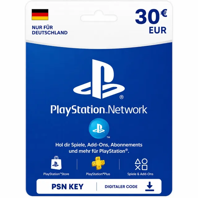PlayStation Network Card 30 EUR (DE) PSN Key GERMANY