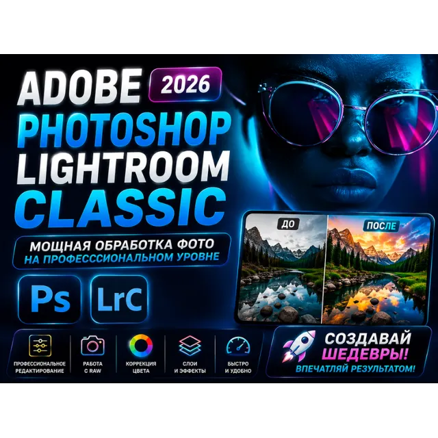 📸 Adobe Photoshop Lightroom Classic 2026 | Обработка фото | Portable
