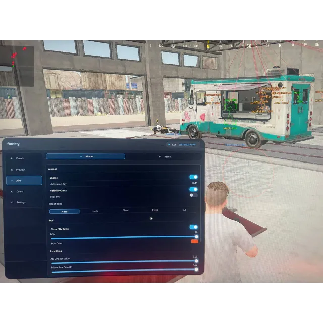 Fsociety для PUBG (Steam, PC) — приватный чит: ESP, Aimbot, Radar, контроль отдачи