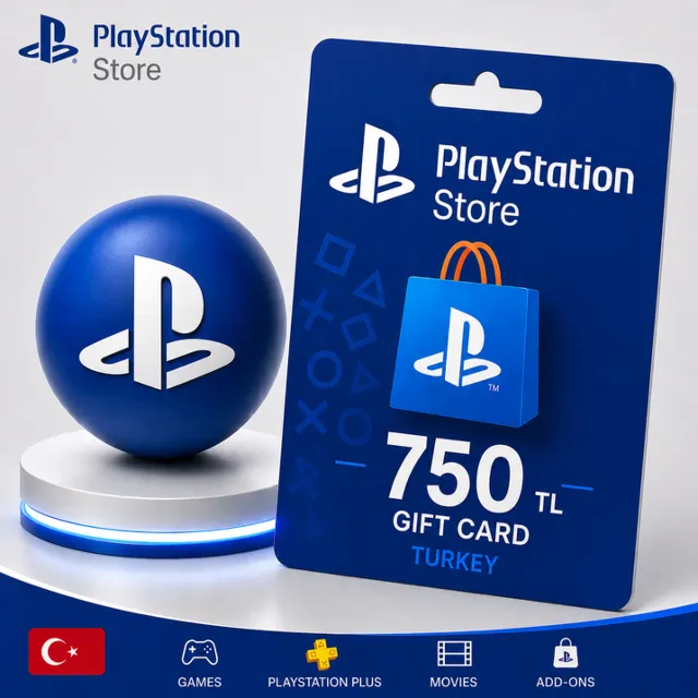 Цифровая подарочная карта PlayStation (PSN) на 750 турецких лир | Быстрая доставка