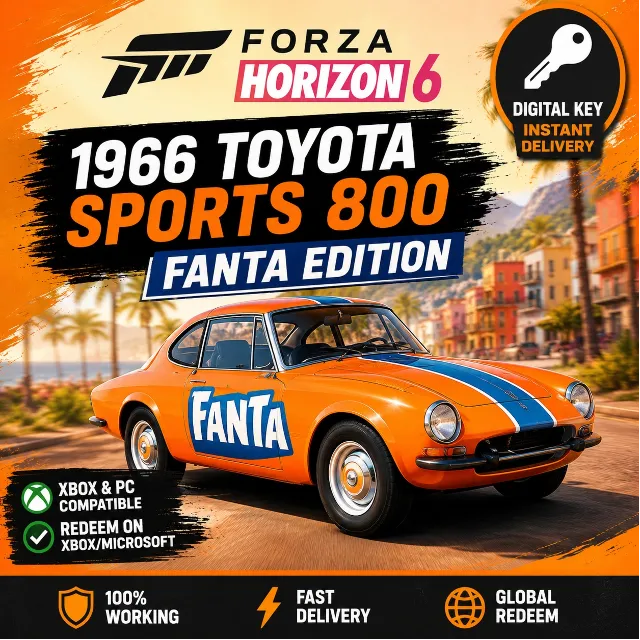 Эксклюзивная Toyota Sports 800 Fanta Edition 1966 года — Forza Horizon 6 | Xbox / PC