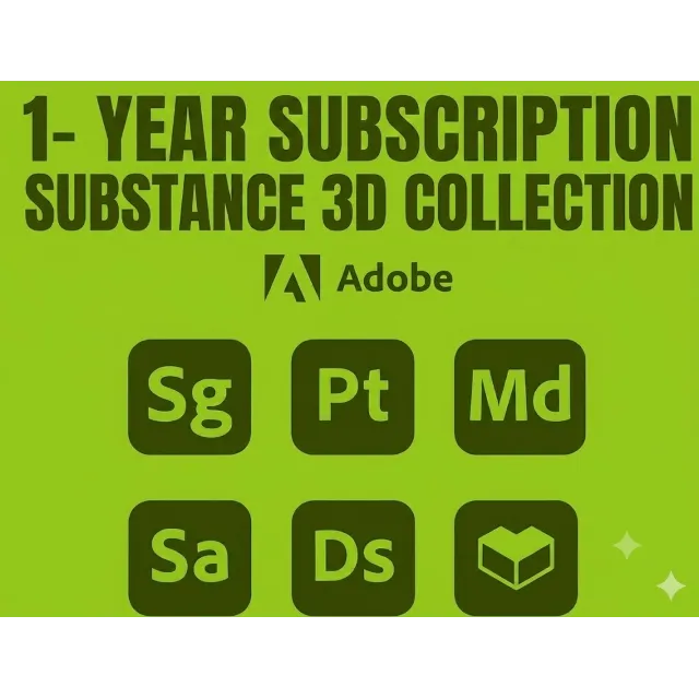ADOBE SUBSTANCE 3D COLLECTION КЛЮЧ НА 1 ГОДА (все страны)