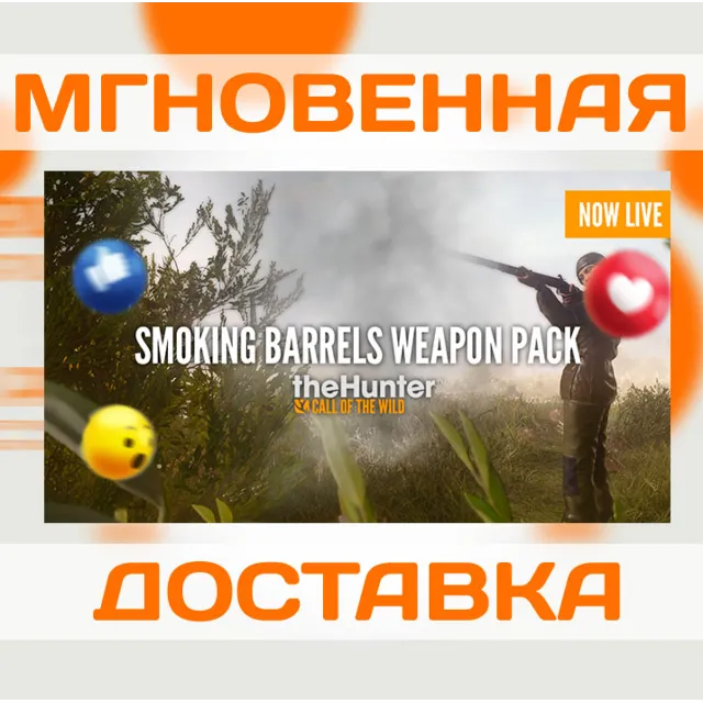 THEHUNTER: CALL OF THE WILD — SMOKING BARRELS WEAPON PACK \ STEAM \ КЛЮЧ