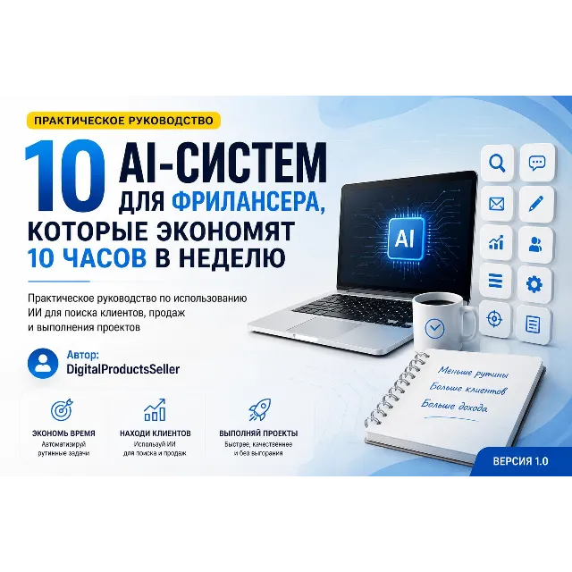 10 AI-СИСТЕМ ДЛЯ  ФРИЛАНСЕРА