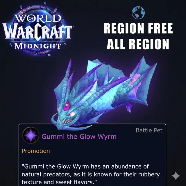 Gummi The Glow Wyrm World of Warcraft Trolli 2026 Battle Net Code