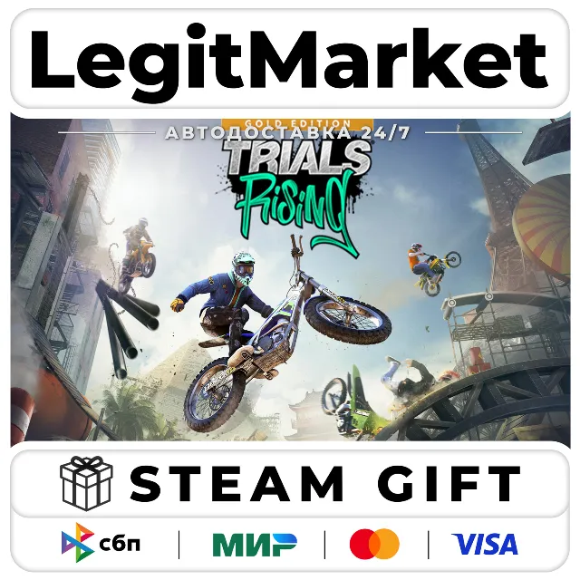 Trials Rising Gold Edition / Steam АВТО / РУ + МИР