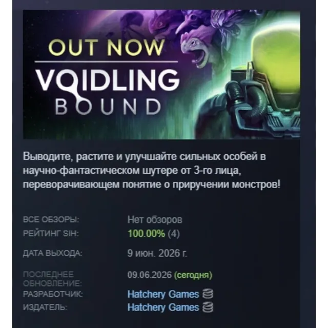 Voidling Bound АВТОДОСТАВКА STEAM GLOBAL МГНОВЕННО ЛИЦЕНЗИЯ