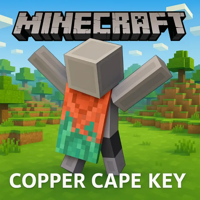 MINECRAFT 【Copper Cape】 SKIN • TWITCH DROPS • JAVA &amp; BEDROCK•GLOBAL