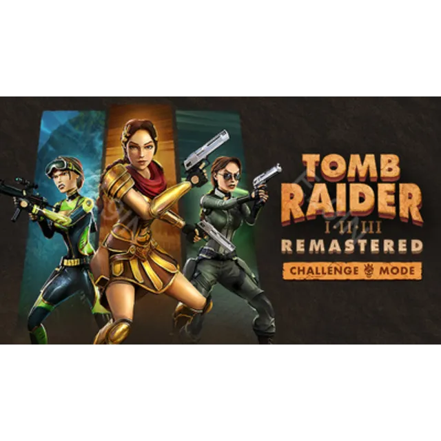 🎈【Tomb Raider I-III Remastered Starring Lara Croft】Epic 🎖️ Fresh New