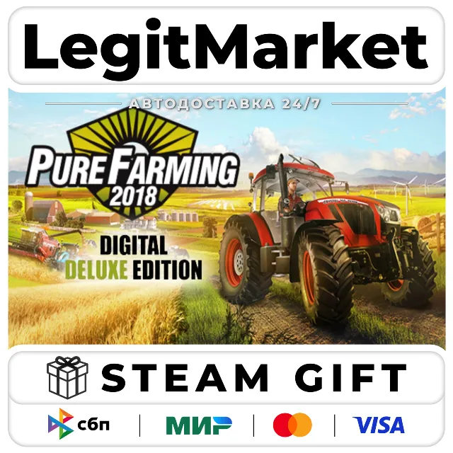 Pure Farming Deluxe / Steam АВТО / РУ + МИР