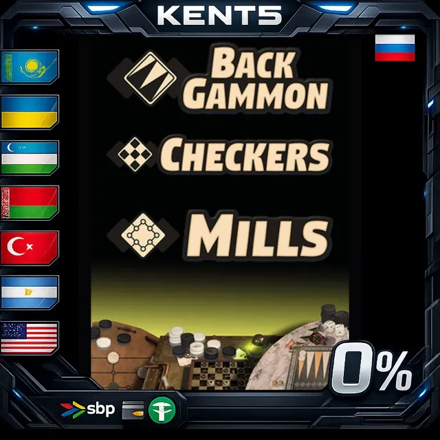 Backgammon + Dame + Mühle - Steam Gift