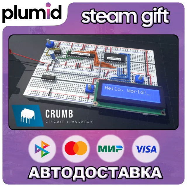 CRUMB Circuit Simulator Steam Gift / Россия + МИР / АВТО