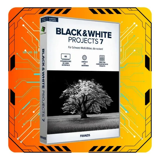 Franzis BLACK &amp; WHITE projects 7 Серийный номер