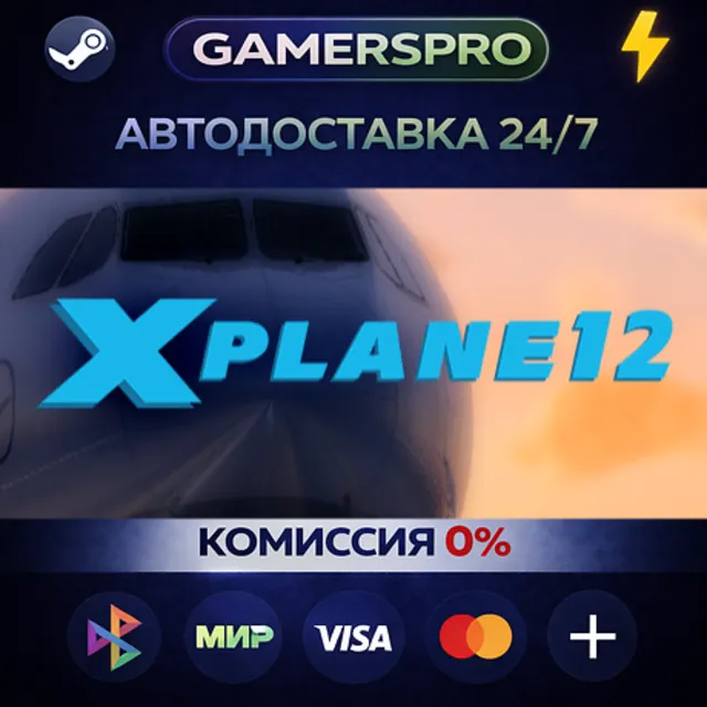X-Plane 12・ВЫБОР РЕГИОНА・STEAM GIFT АВТО・