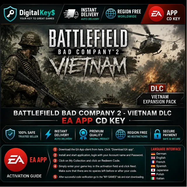Battlefield: Bad Company 2 Vietnam — DLC  глобальный ключ EA App
