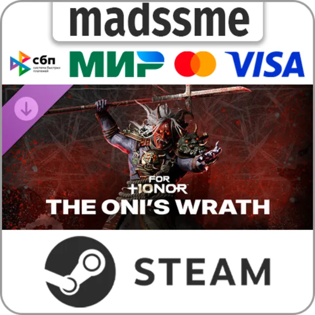 FOR HONOR - The Oni's Wrath (Sohei Hero Skin) * RU/KZ/СНГ/TR/CN/AR/IN/BR * DLC