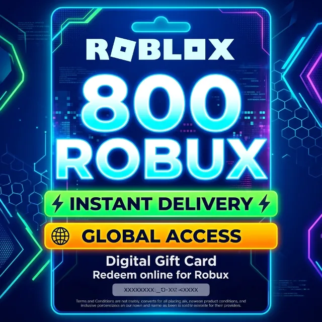 Подарочная карта Roblox 800 Robux | GLOBAL | Все регионы | Мгновенная доставка