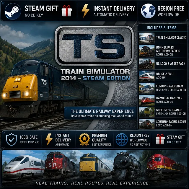 Train Simulator 2014: Steam Edition — PC Steam Gift / Без региональных ограничений