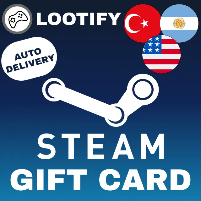 АВТО Steam 5-100 $ USD | КОД ПОПОЛНЕНИЯ | Турция Аргентина США