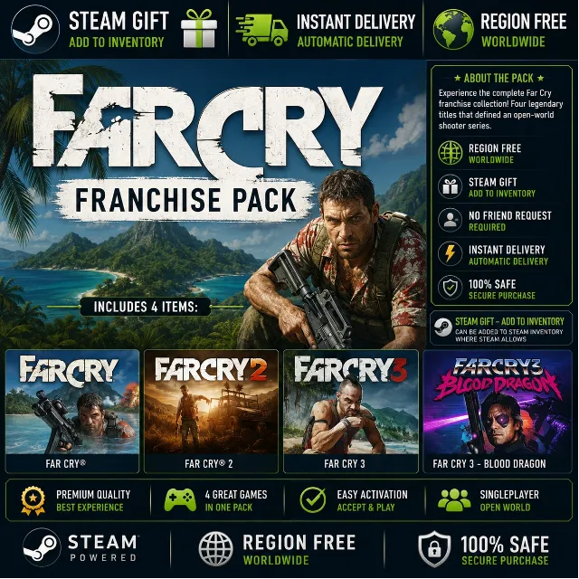 Far Cry Franchise Pack — Steam Gift / Без региона