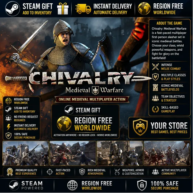 🌍 Chivalry: Medieval Warfare — Steam Gift / Без региона Worldwide