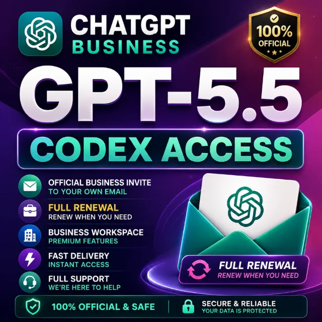 ОФИЦИАЛЬНОЕ Приглашение в ChatGPT Business | GPT и Codex Включены | Продление Каждый
