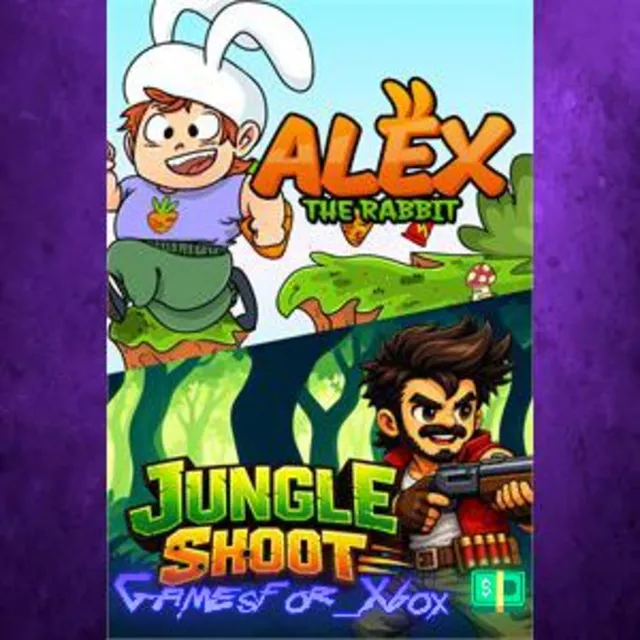☀️Alex the Rabbit + Jungle Shoot Xbox One Bundle XBOX