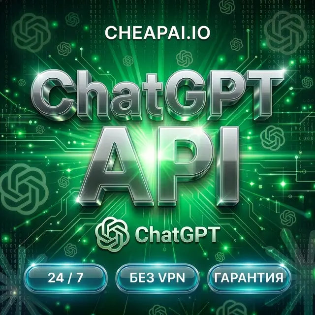 GPT-5.6 AI API | ChatGPT API ключ | GPT-5.4 | GPT-5.5 | Codex | Автовыдача