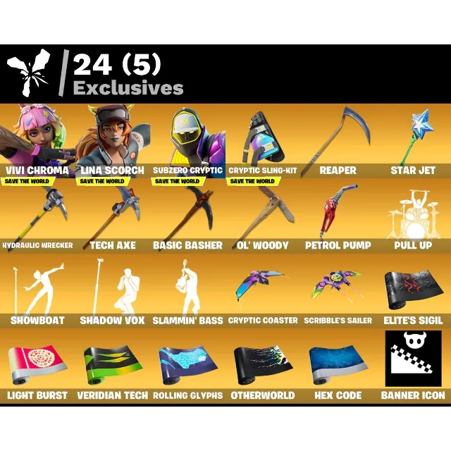 Мгновенный доступ • FN (все платформы) • 227 skins • 1400 VB • Полный доступ