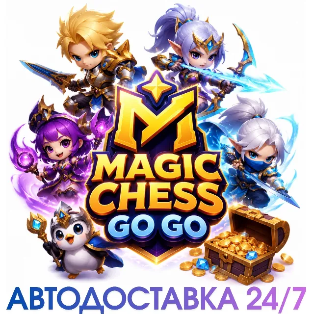 24/7 ПОПОЛНЕНИЕ Алмазы Magic Chess: Go Go Карта Diamonds по ID