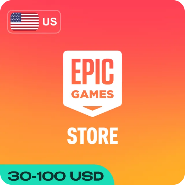 ПОДАРОЧНАЯ КАРТА EPIC GAMES 30-100 USD США GIFT CARD FORTNITE