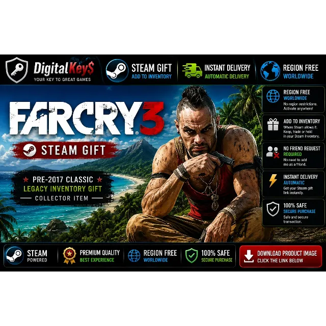 🌴 Far Cry 3 — ПК Steam Gift / Без региона / Worldwide