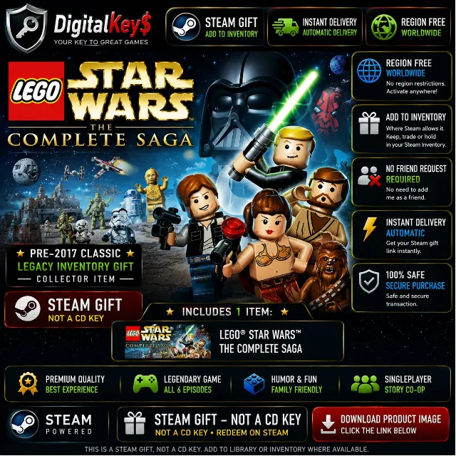 🌍 LEGO® Star Wars™: The Complete Saga — ПК Steam Gift / Worldwide