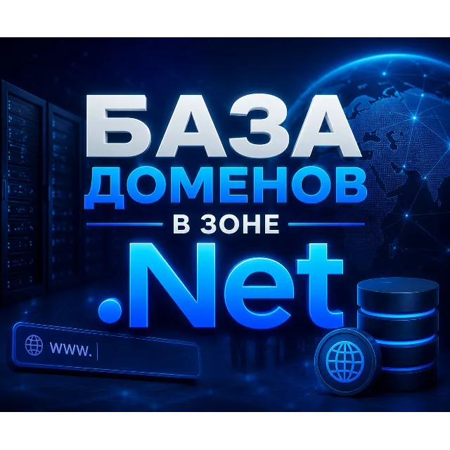 База доменов в зоне - .NET  - (Сентябрь 2026)