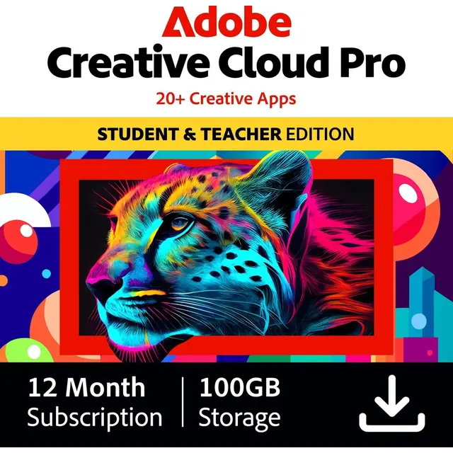 Adobe Creative Cloud Pro | Для студентов и преподавателей | Photoshop + Premiere