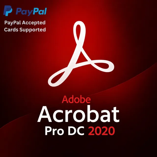 Adobe Acrobat Pro DC 2020 | Редактор PDF для Windows | Разовая покупка