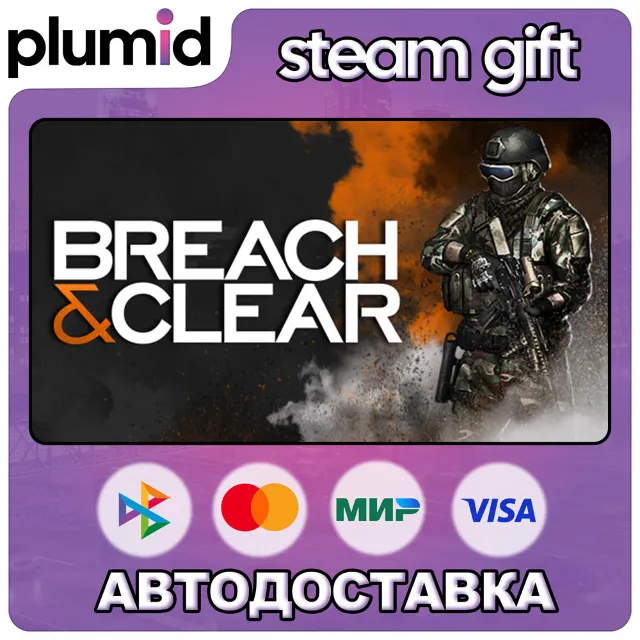 Breach &amp; Clear Steam Gift / Россия + МИР / АВТО