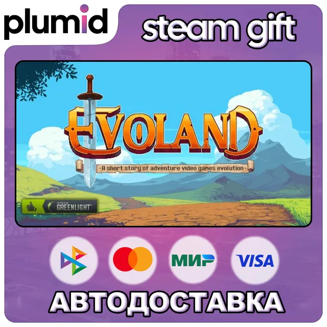 Evoland Steam Gift / Россия + МИР / АВТО