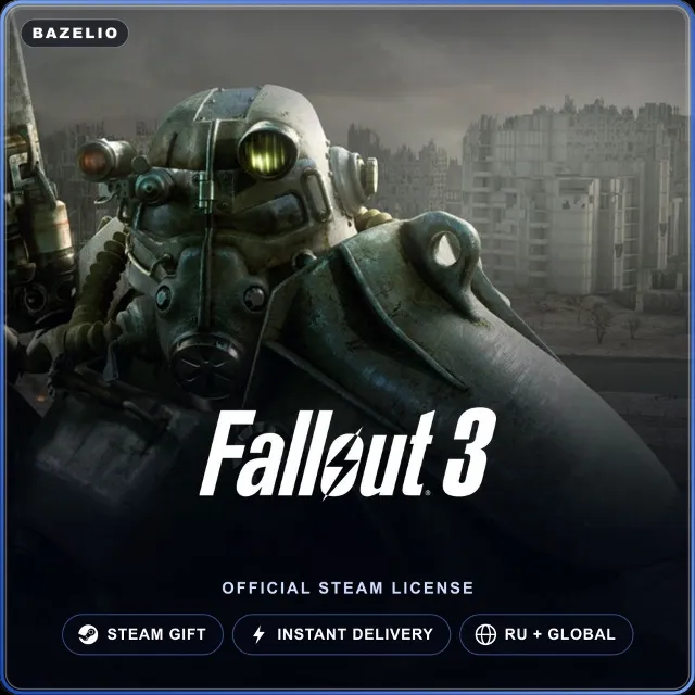 Fallout 3 (Steam Gift) · РФ и весь мир · Автодоставка 24/7