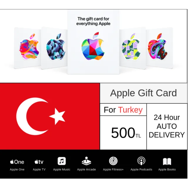 [ Apple Gift Card] | Turkey | 500TL | Auto Delivery
