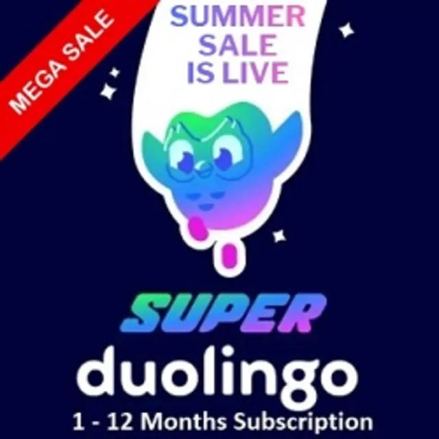 Duolingo Super подписка на 1–12 месяцев | На ваш аккаунт