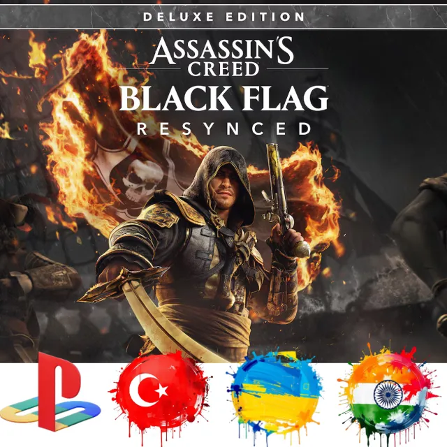 Assassins Creed Black Flag Resynced Deluxe PS5/ТУРЦИЯ/УКРАИНА/ИНДИЯ/PS